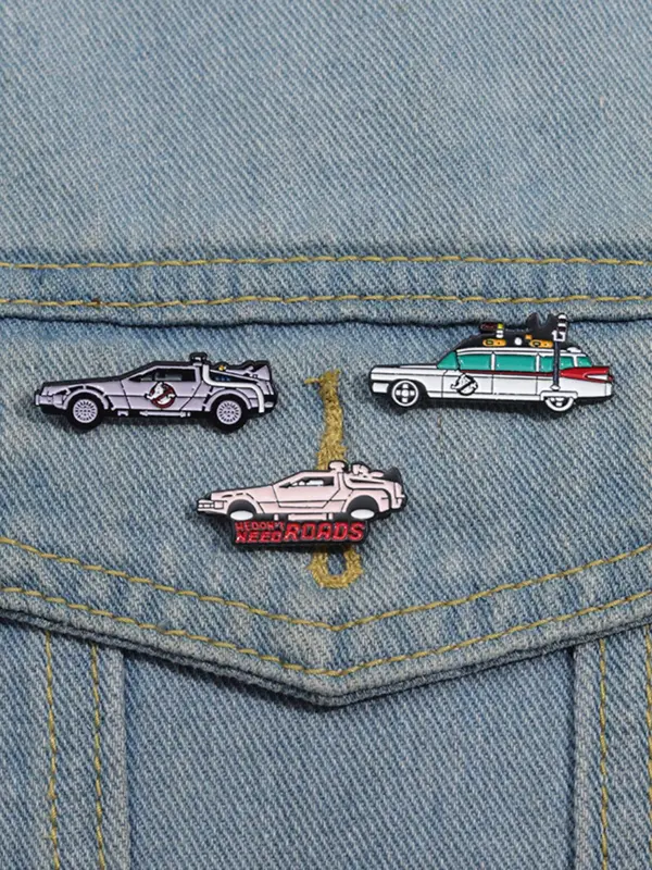 Cartoon Car Design Brooch, Cute Car Design Brooch, Fashionable Clothes Accessories for Men & Women, Trendy All-match & Exquisite Brooch for Birthday Gift 2