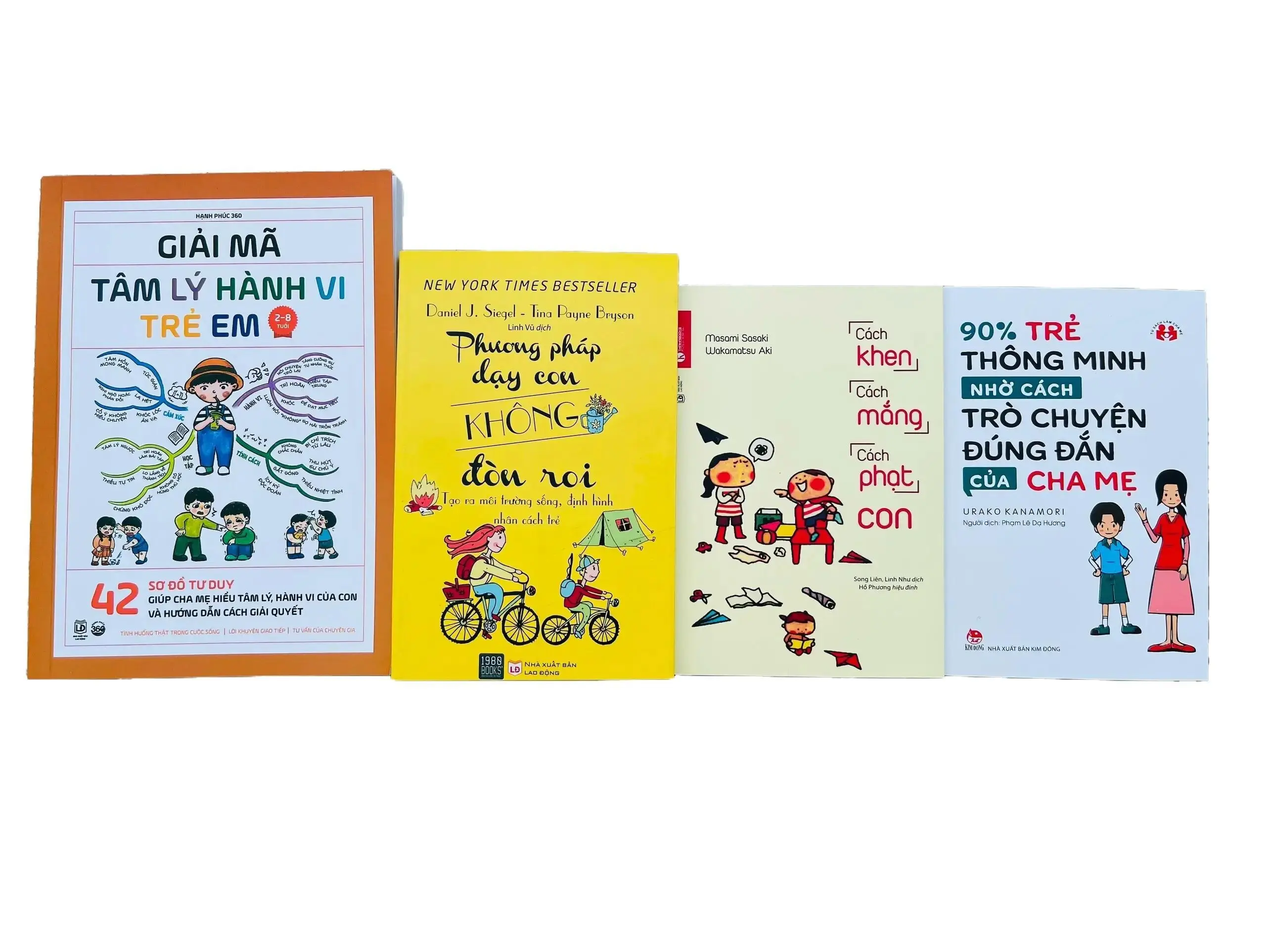 Combo 4 Quyển Sách Phương Pháp Nuôi Dạy Con và Giải Mã Tâm Lý Hành Vi Trẻ Em