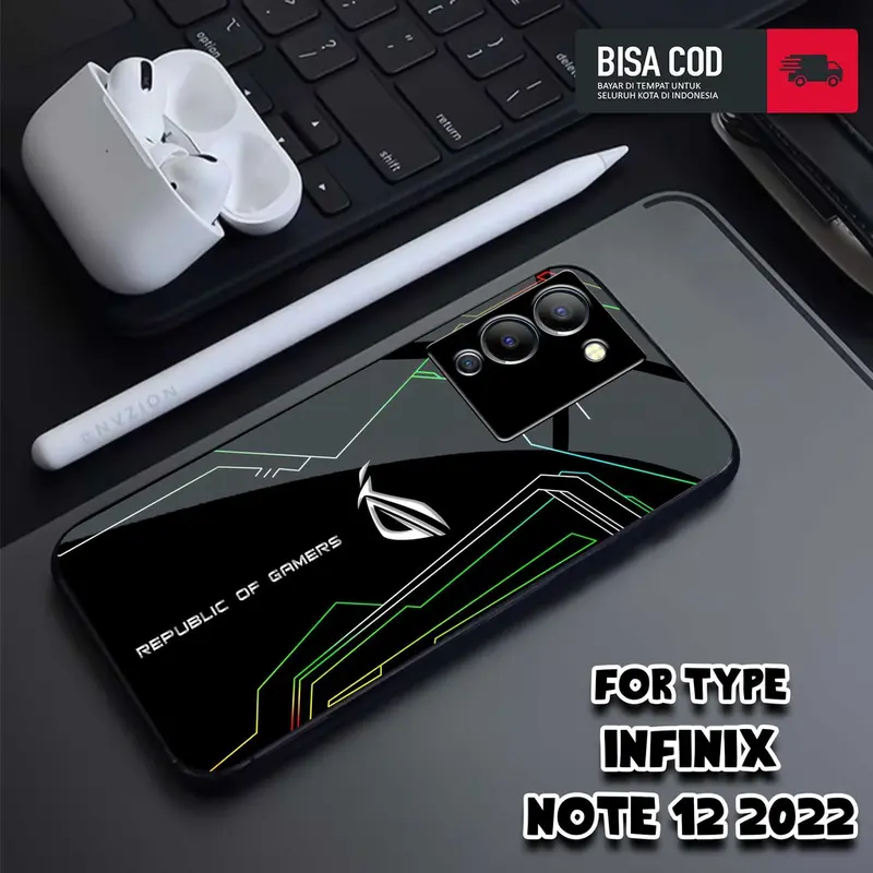 Case INFINIX NOTE 12 2022 - Casing INFINIX NOTE 12 G96 2022 - MOTIF ROG - Hardcase Premium Glossy - Casing - Silikon - Softcase Hp - Aero Case - Case Terlaris - Case Terbaru - Softcase - Case Mewah - Kesing Hp - fashion case 5