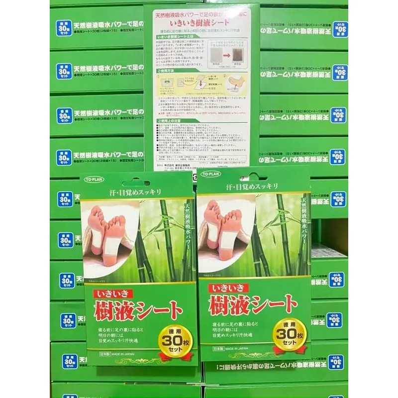 HỘP 30 MIẾNG DÁN THẢI ĐỘC CHÂN NHẬT BẢN To-Plan Kenko 1