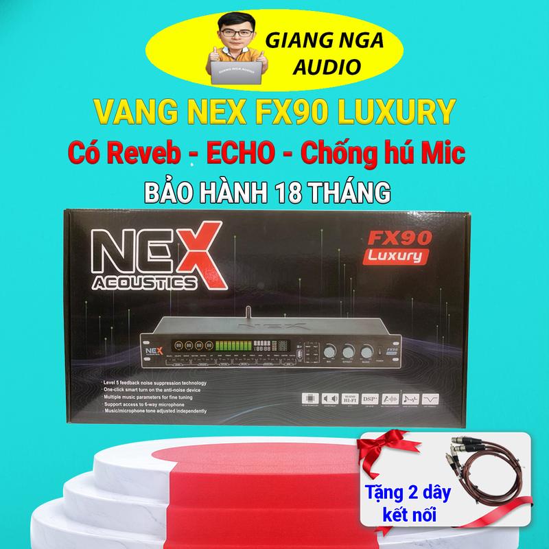 Vang Nex FX90 Luxury Có Reveb Sử dụng với Âm Ly hoặc Cục Đẩy để hát karaoke, vang có kết nối bluetooth Mixer