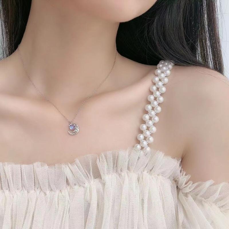 Product Introduction of Vòng Cổ Mặt Trăng XINGX, Đơn Giản Và Duyên Dáng, Dây Chuyền Xương Đòn Người Có Ảnh Hưởng Trực Tuyến, Thích Hợp Cho Phụ Nữ Và Bạn Gái, Giá Cả Phải Chăng, Vòng Cổ Lưỡi Liềm số lượng ít Sang Trọng, Dành Cho Nữ mặt  dây  chuyền  nam  chữ  cái 0