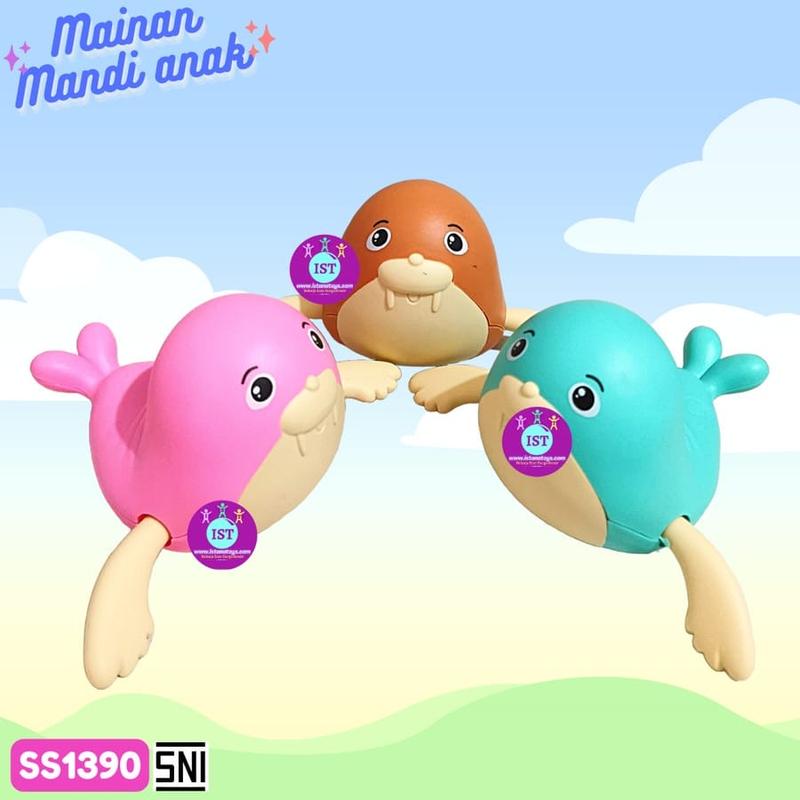 MAINAN ANAK MANDI AIR SINGA LAUT BERENANG SS1390 / MAINAN ANAK MANDI SINGA LAUT RENANG PROMO TERMURAH COD KLT 2