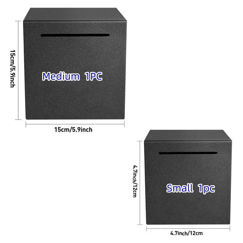 Product Introduction of Small Safe Box, Square Metal Piggy Bank, Hardware Safe Box for Home and Office, Gifts for Boyfriend 36