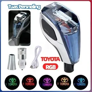 COD Shift Knob Crystal for Toyota Led Light Transmisi Otomatis Tuas Persneling Handle Perseneling Mobil Knop Perseneling Mobil