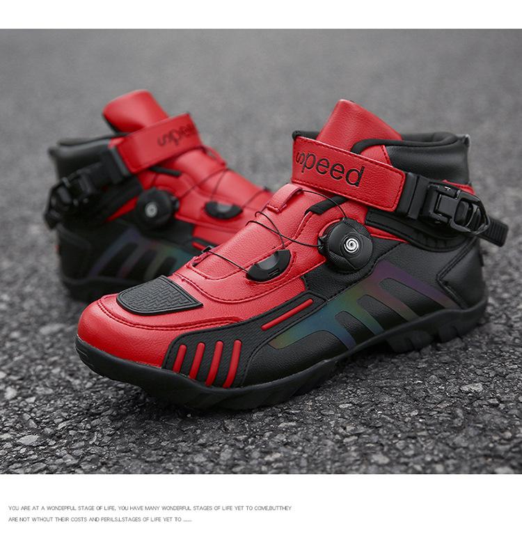 Product Introduction of Cross-Country Four Seasons Factory Riding Boots Motorcycle Shoes Motorcycle Cross-Border Outdoor Traveling by Motorcycle Direct Supply Racing Boots Equipment Footwear Boy Walking Shoes Closed Comfort 14