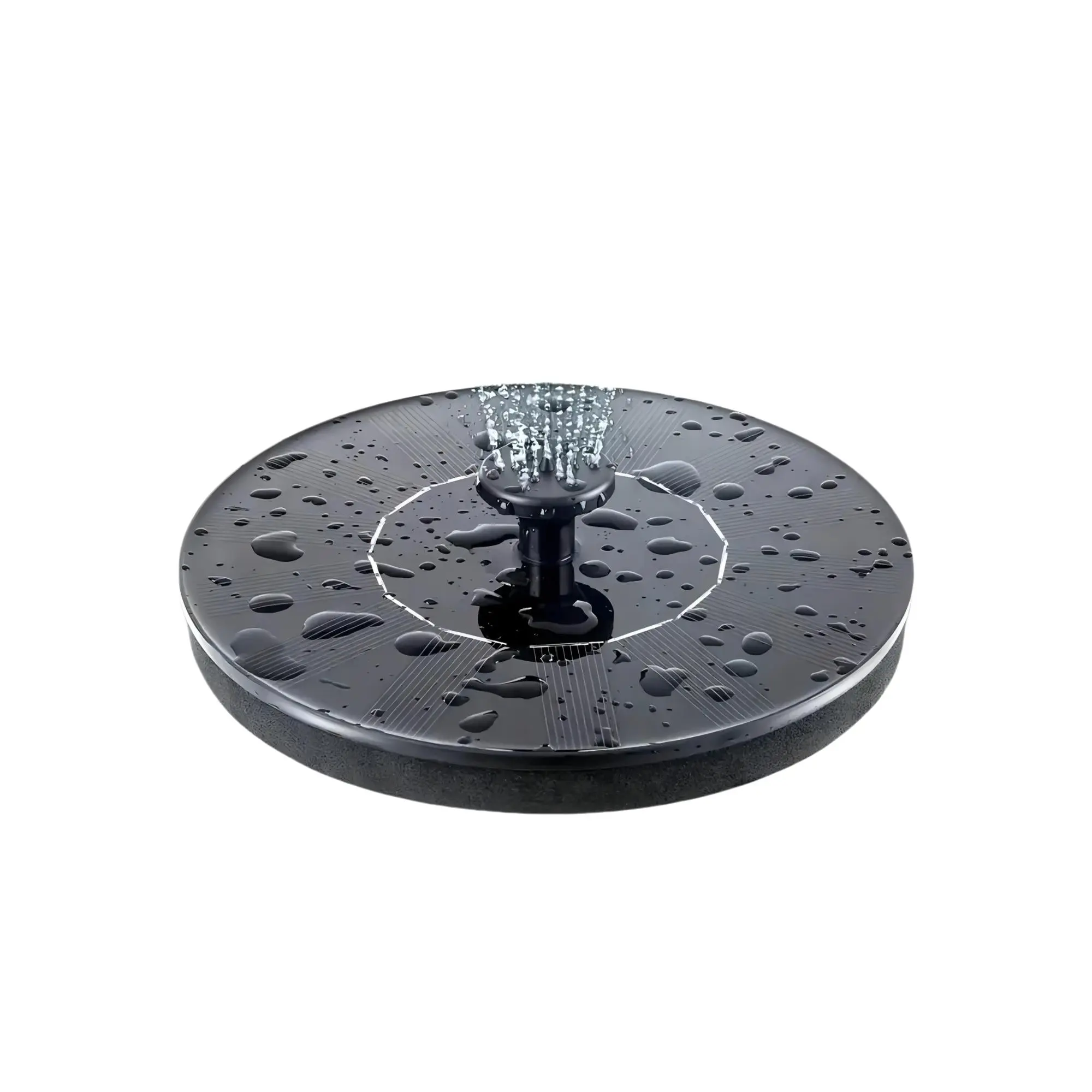 Solar Powered Water Fountain Gardening Decorations, 1 Count Solar Pool Fountain with 7 Nozzles for Lawn, Gardening Supplies, Waterfall Fountain for Garden, Yard, Pool, Fish Tank, Summer Gifts, House Accessories, Outdoor
