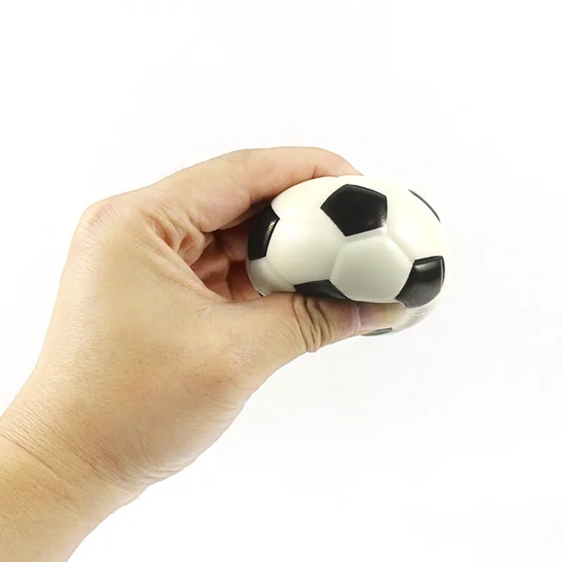 1PCS Trẻ em căng Sponge Ball PU Chất liệu 6cm Đồ chơi giải nén rắn 3