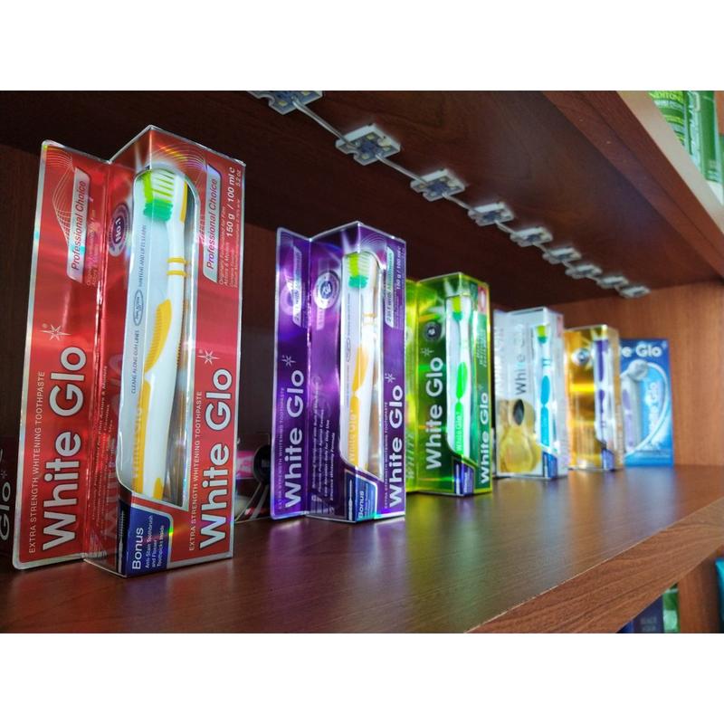 Kem đánh răng kèm bàn chải White glo Trắng răng sạch mảng bám 150g 4