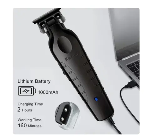 Ready Alat Cukur Kemei KM-2299 Colour Black Dof BEST SELLER 1