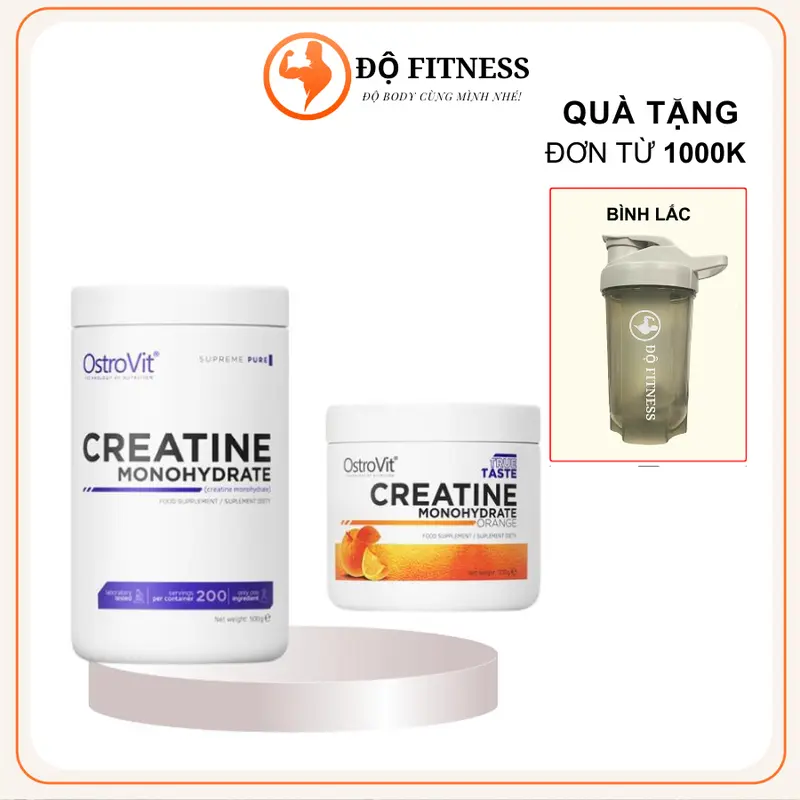 Creatine Monohydrate Ostrovit (300g, 500g) - thực phẩm bổ sung thể hình 0