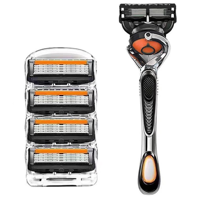 Product Introduction of Shaving Razor Shaver Five Layer Blade Manual Razor Blade, Men's Razor Vintage Beard Blade Razor Holder one  blade 11