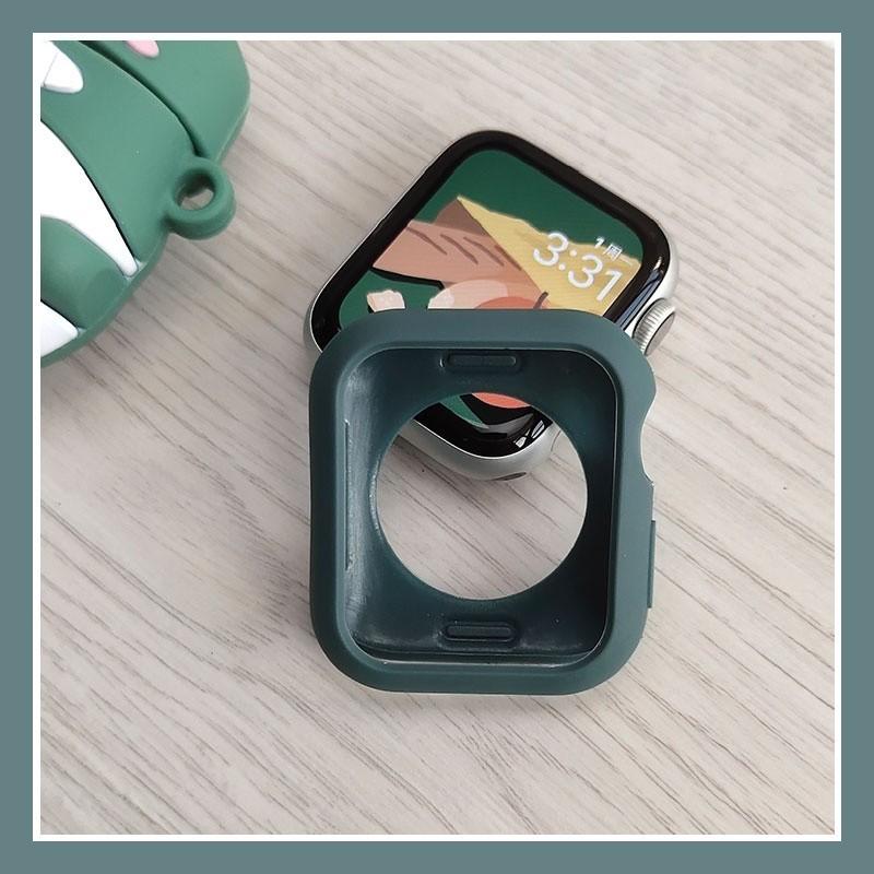 Silicone Case for IWatch Apple Watch Ultra 3 2 Series 11 10 9 8 7 6 5 4 SE 3 2 49mm 46mm 42mm 45mm 44mm 40mm 41mm 38mm Anti Gores Silikon Material Soft Candy Screen Protector Cover Bumper Jam Tangan Smartwatch for DT No 1 HW22 W26 IWO