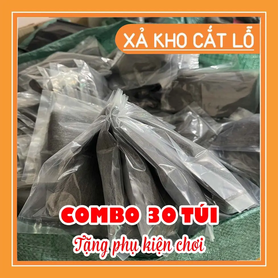 Combo 30 túi vải nhám dùng để đánh bóng bề mặt gỗ, kim loại tặng kèm phụ kiện đơn từ 50k