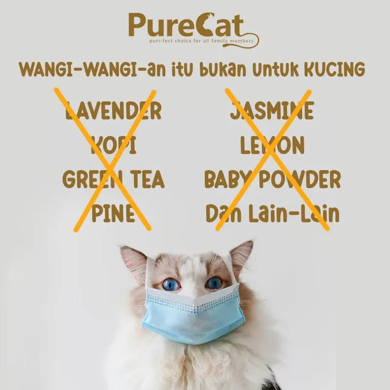 PURECAT PASIR KUCING CEREAL ORIGINAL TOFU CAT LITTER TANPA AROMA 5
