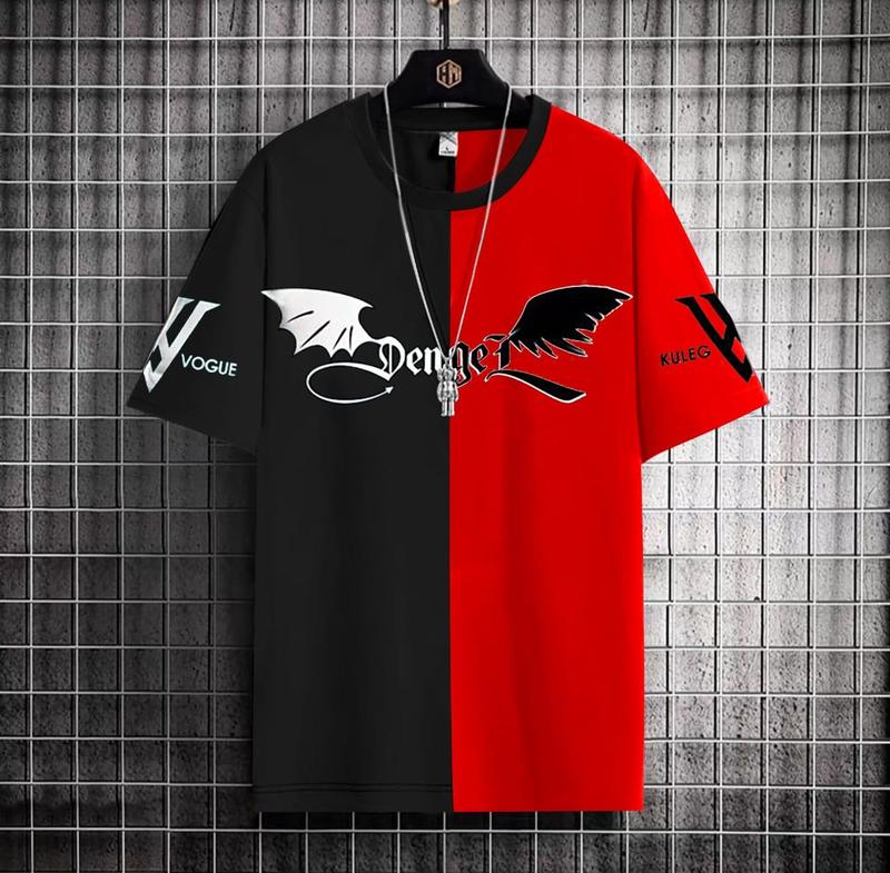 JAY-BAJU KAOS VOGUE LENGAN PENDEK-BAJU KAOS DISTRO MOTIF KOMBINASI KEREN-REAL PICT 1