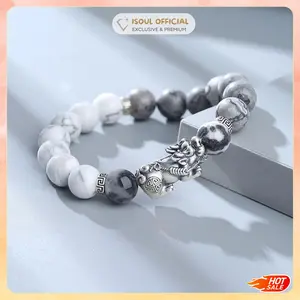 COD iSoul Gelang Batu Giok Alam ONYX Pembawa Hoki Naga Pembawa Rezeki Pengusir Sial
