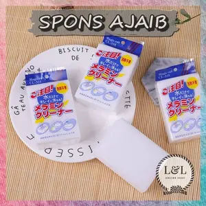 Spon Ajaib Busa Pembersih Serbaguna Spons Cuci Piring Nano Magic Sponge Rub Melamine Cleaner