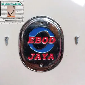 LOGO PLAT OVAL EBOD JAYA UNTUK SANGKAR BURUNG
