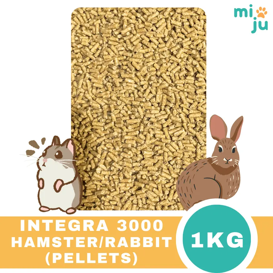 Integra 3000 Pellets 1kg Repacked - For Hamsters / Rabbits / Chickens ...
