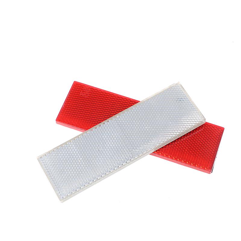 Miếng Dán Phản Quang An Toàn, Màu Đỏ Và Trắng, Cảnh Báo, Cho Xe Hơi Và Xe Tải, 1 Chiếc 2