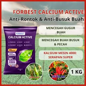 Forbest Calcium Active 1 KG – Pupuk Kalsium Premium untuk Penguatan & Produktivitas Tanaman
