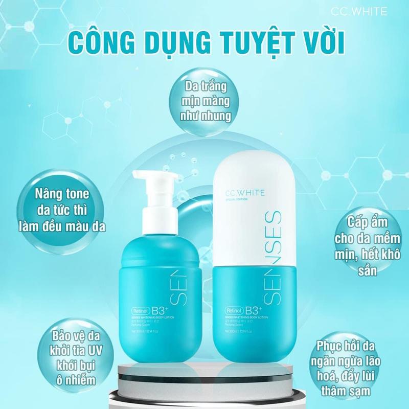 Kem Body cấy trắng SENSES chính hãng