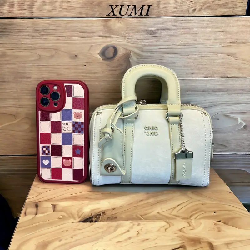 Túi Xách Nữ Chio Đeo Chéo Size 18 Da Pu Mẫu Mới 2025 1789 Bag Nữ Nhung Kem tui qc 6