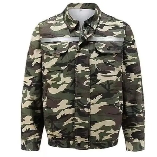 (Chỉ có áo) áo điều hoà chất liệu kaki chống nắng,thấm hút mồ hôi chống tia uvl Jacket Menswear 2