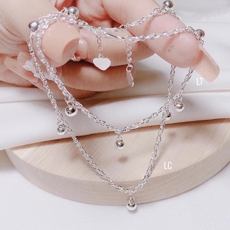 Lắc tay xoắn chuông Bạc ta , lắc chân xoắn chuông Bạc ta ( chuông k kêu ) - Vàng bạc Khải Khải