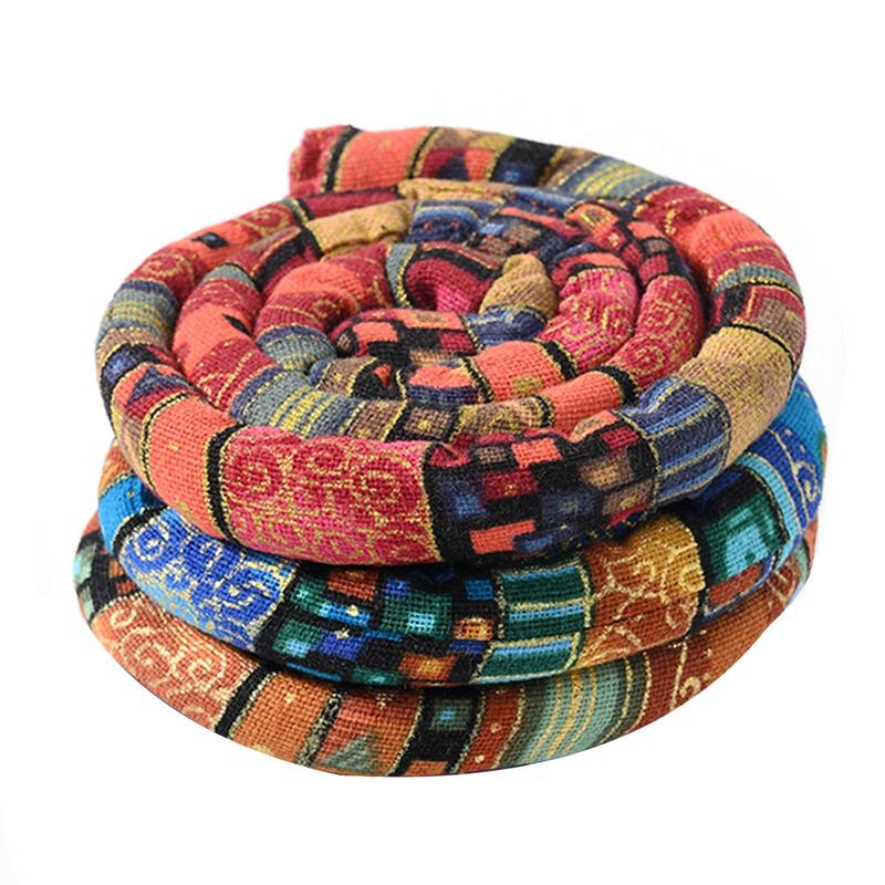 Spiral Hair Tie, 3 Counts/set Heatless Hair Tie, Hair Styling Tool for Women & Men, Durable Fabric, with Strong Wire, Boho Style Accessories 3