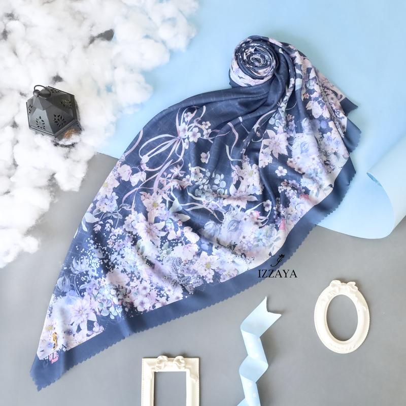 hijab motif segiempat voal ultrafine EMILY SERIES 4