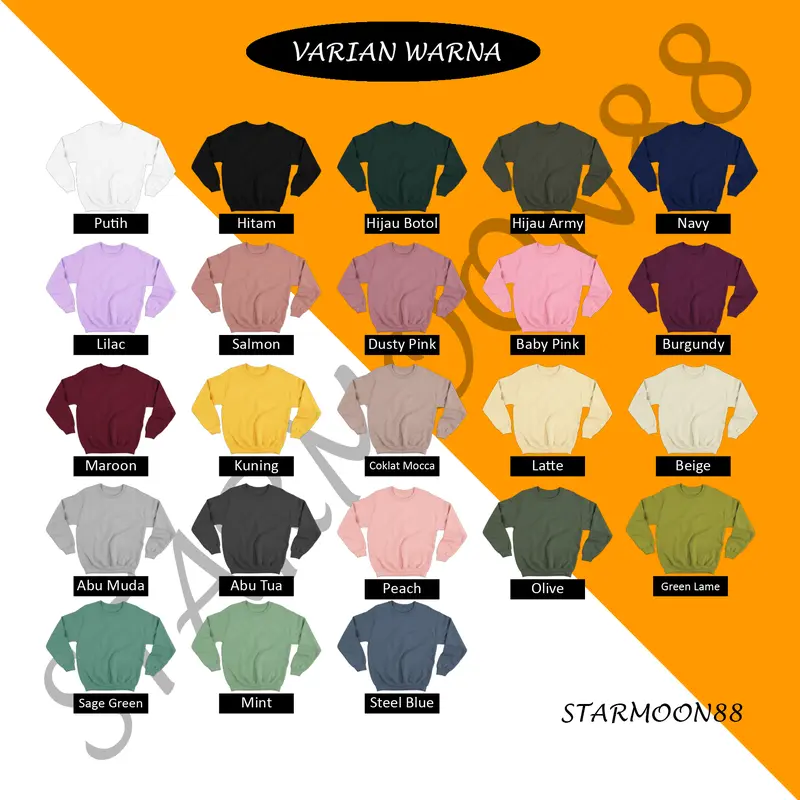 SWEATERPOLOS BASIC SABLON NEW YORK 199X SIZE M-XXL (PRIA & WANITA) 1