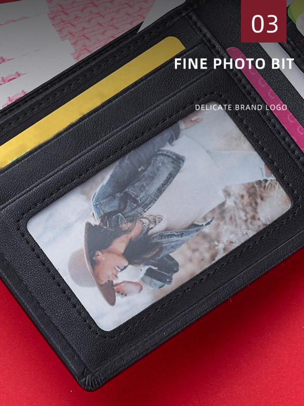 Men's Business Style Solid Color Card Holder, Casual Trendy Card Holder, Fashionable Card Holder for Daily Use 5