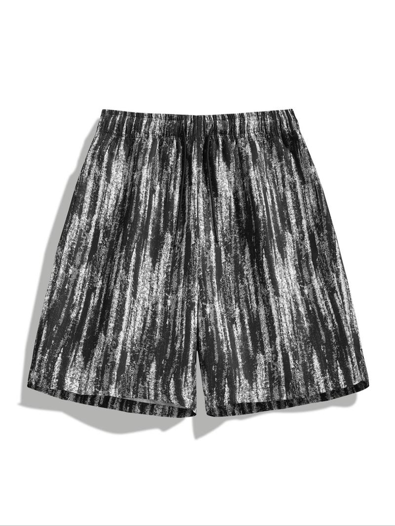 Product Introduction of Men's All Over Print Shorts, Regular Fit Casual Comfy Breathable Shorts for Summer, Men's Bottoms for Beach Vacation 1