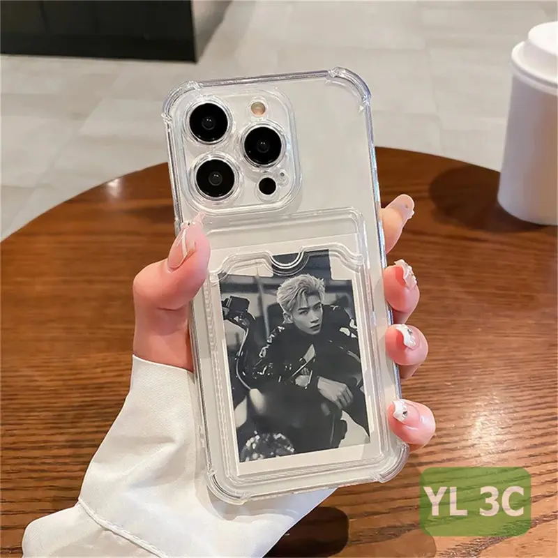 Case Untuk Samsung A05S A55 A06 A16 A34 A35 A56 A36 A26 A50 A50S A30S A54 A03 A04 A05 A12 A13 A14 A15 A23 A24 A25 A32 A53 A71 A73 S21 FE S22 S23 S24 Ultra Softcase Slot Card Holder SILIKON TPU TRANSPARAN CASING 5