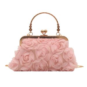 Beg Petang untuk Wanita, Rekaan Klip Bunga dan Cangkang, Beg Tangan Baharu Musim Bunga 2025, Beg Ketiak Selempang Rantai Bags Handbags