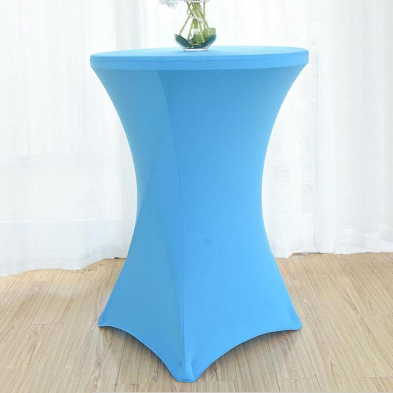 Product Introduction of lookinlook Elastic Spandex Bar Party Desk Cover Wedding Cocktail Tablecloth 15