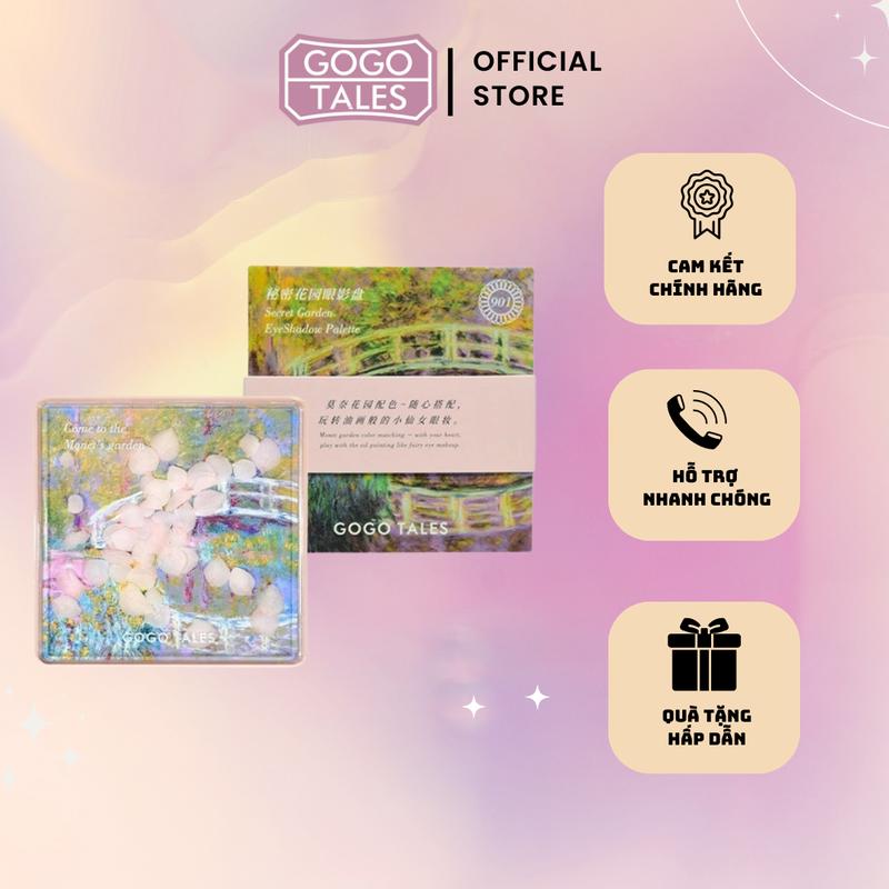 GOGO TALES Bảng phấn mắt 9 ô GOGO TALES Secret Garden Eyeshadow palette Women Nữ