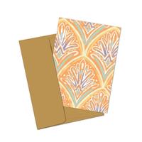 Gambar Capricorn Design Kartu Ucapan Estetik Motif Floral Batik | Greeting Blank Card Modern - CL 040 dari Capricorn Design Kota Tangerang Selatan 2 Tokopedia