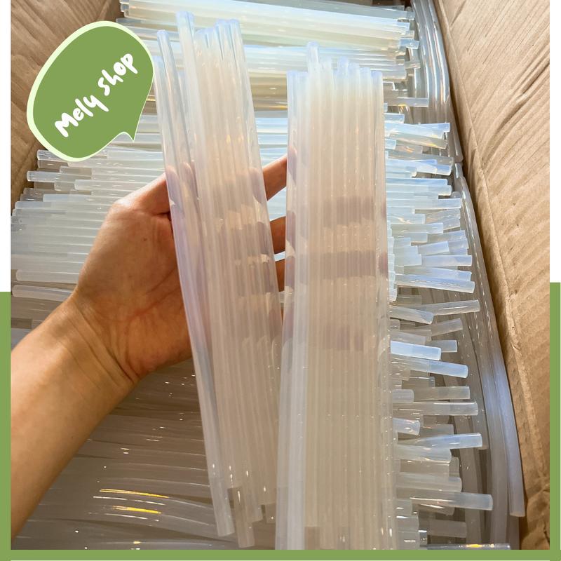 Set 500g, 1Kg (hơn 100 cây) Keo Nến Bé Hoặc (hơn 40c) Keo Nến To Silicon Siêu Dính Dành Cho Máy Bắn Keo Bé 20w, Máy Bắn Keo To 60w, 80w, 100w