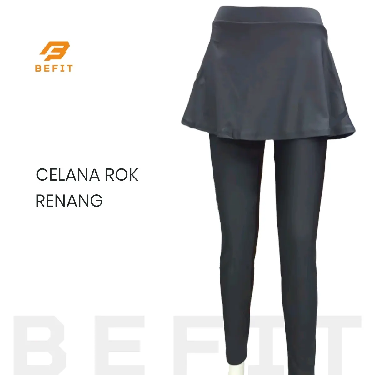 Celana Rok Renang Panjang Wanita Size Reguler Jumbo