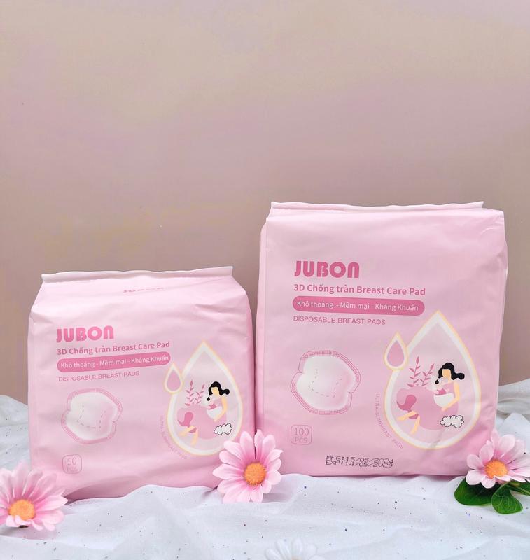 Gói 50 Miếng Lót Thấm Sữa JuBon Chính Hãng, Miếng Dán Sữa Thấm Hút Tốt, Chống Tràn Cho Mẹ.