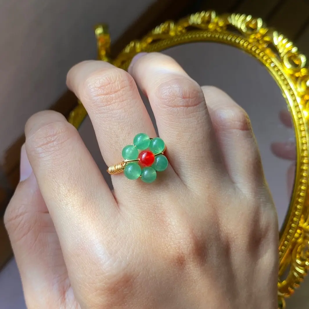 Cincin Bentuk Bunga Handmade