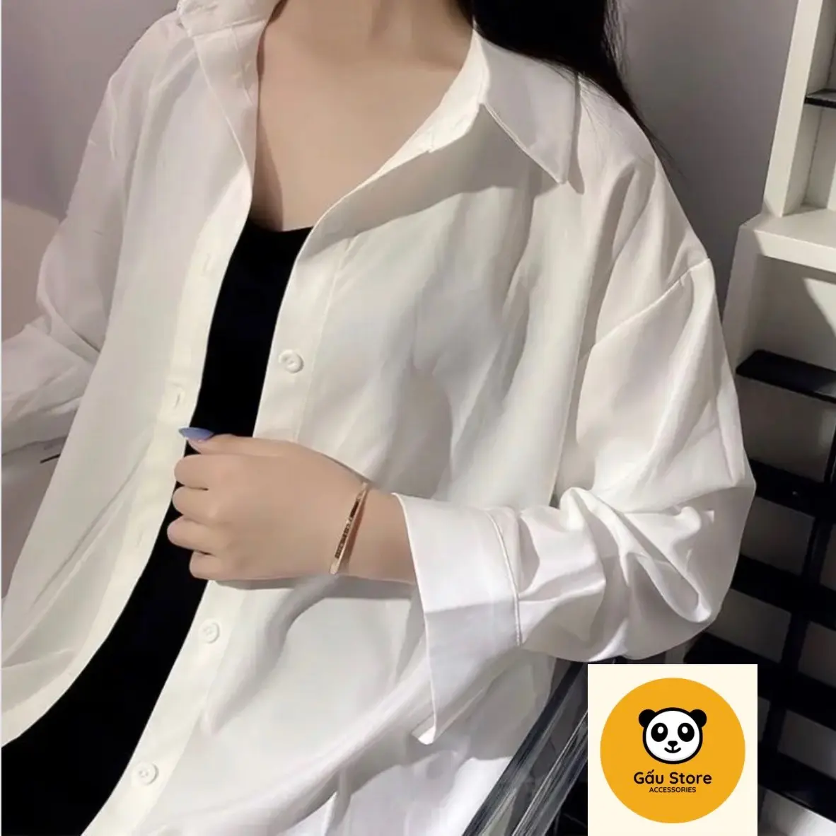 Vòng tay Unisex thép titan thiết kế đơn giản, thanh lịch hợp thời trang dành cho Nam và Nữ
