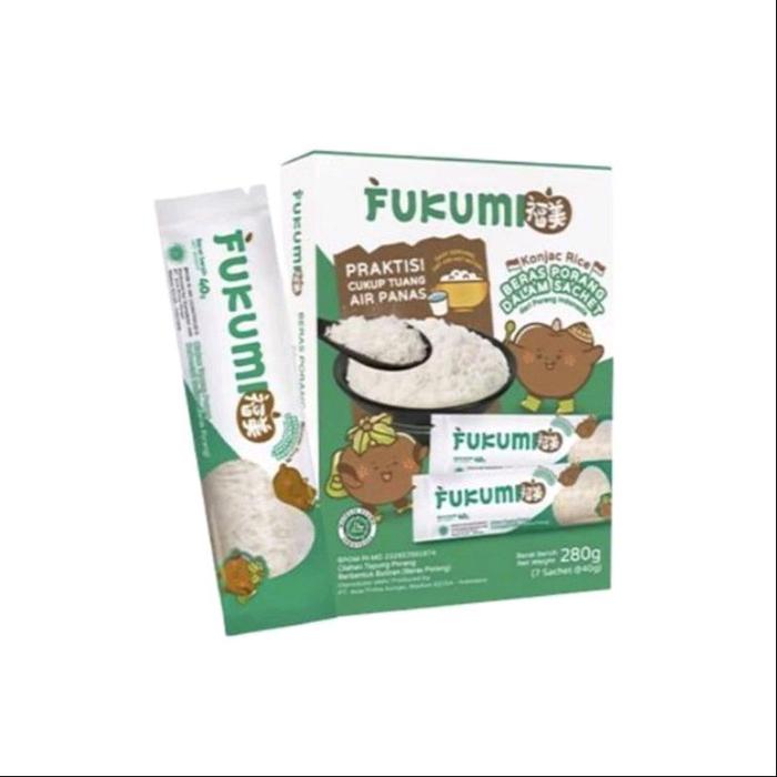 Gambar Fukumi Beras Porang / Konjac Rice - 1 Box Isi 7 Sachet 280gr dari Kitty333Mart Kab. Serang Tokopedia