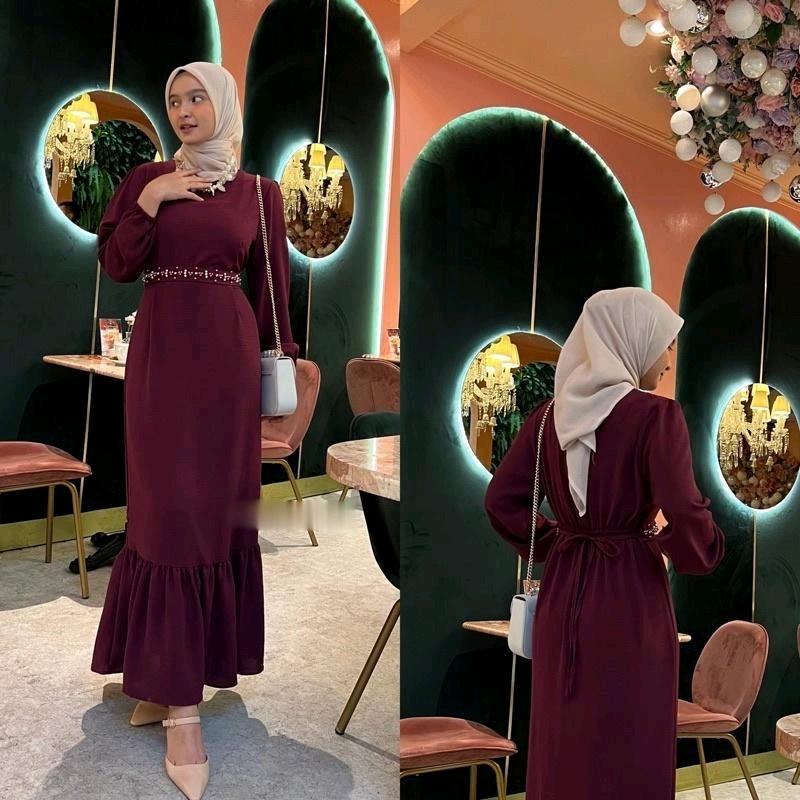 Aurora Maxi dress / Dress Mermaid / Dress Duyung / maxi dress korean look 4