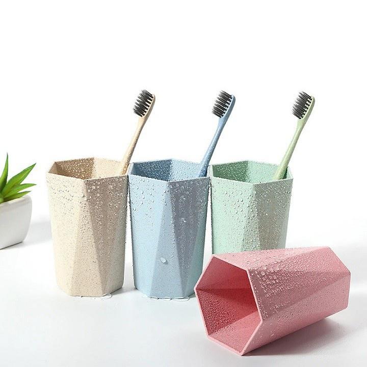 Cốc Nhựa Chịu Nhiệt Lúa Mạch Nhiều Màu Hình Lục Giác Đẹp Mắt 88082 Lamon Store 0