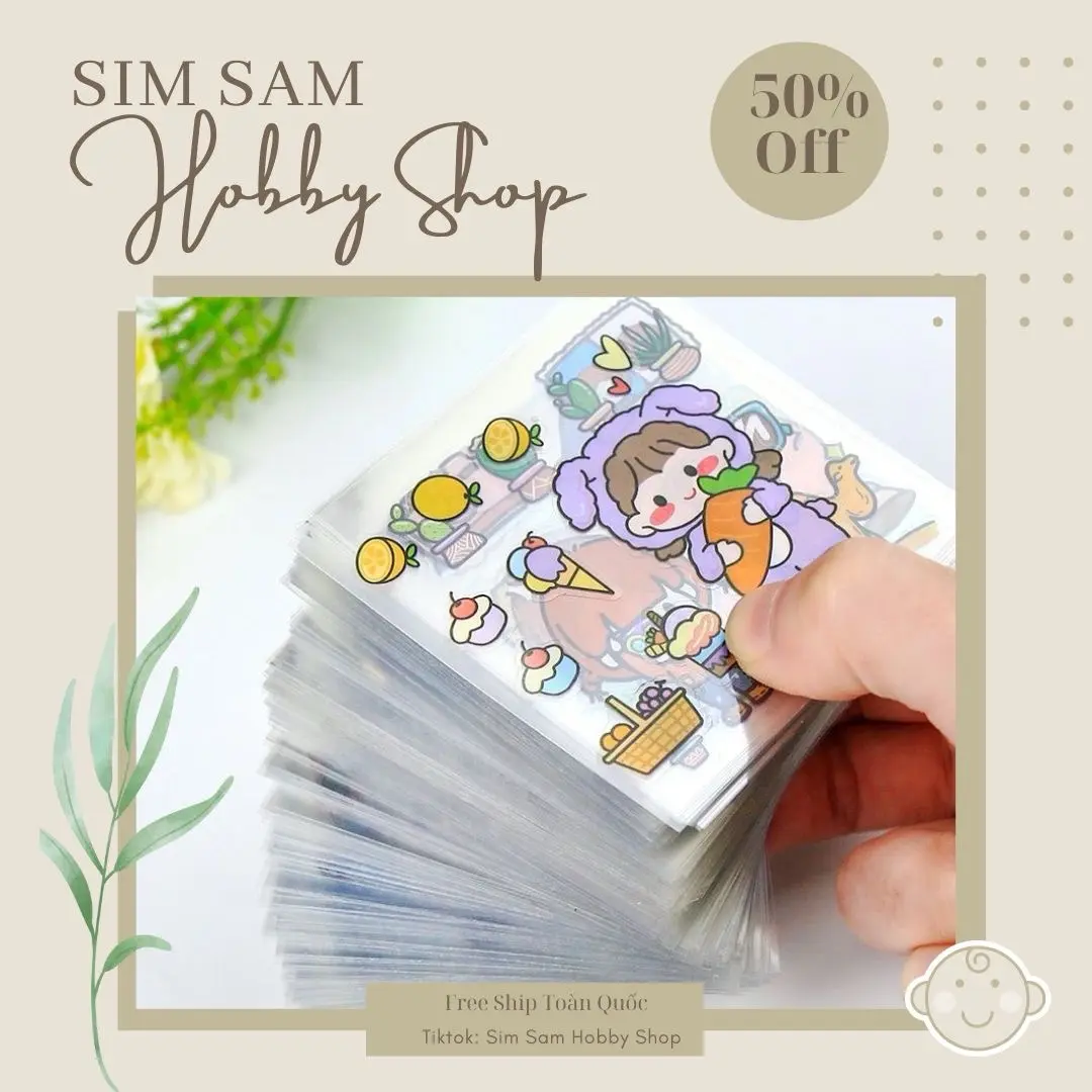 Sticker hình ngộ nghĩnh cho bé