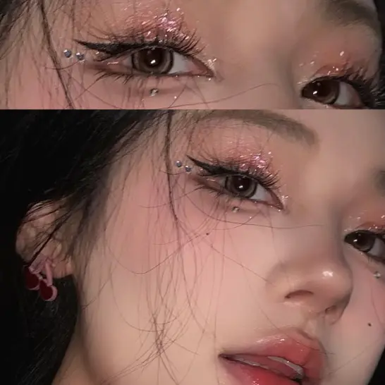 Đá đính mặt trang điểm/makeup bling bling tấm 240 hạt 4